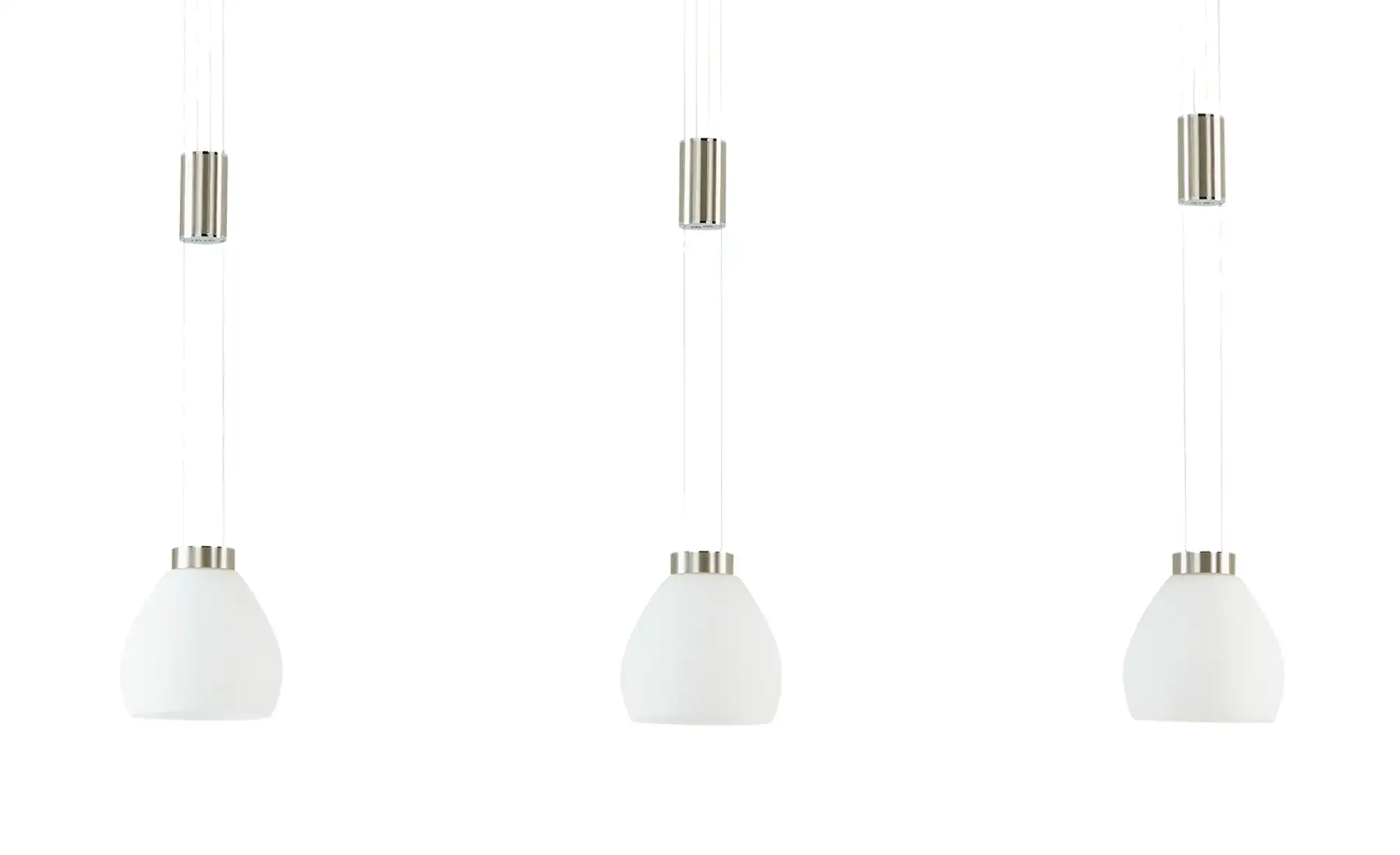 HELL-höllisch gutes Licht LED-Pendelleuchte, 3-flammig, Nickel-matt