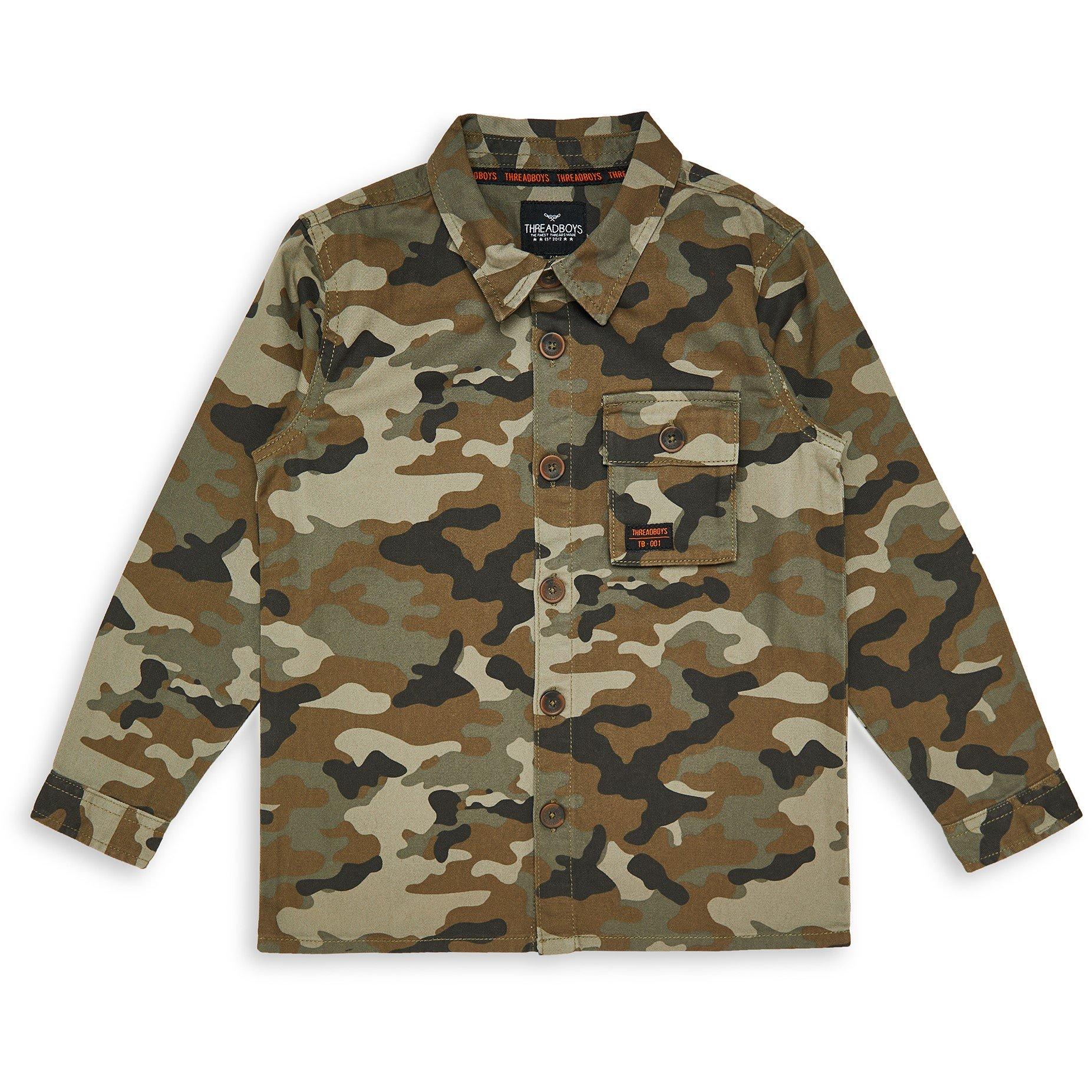 Threadbare Threadb Ls Camo Alsk Jn99