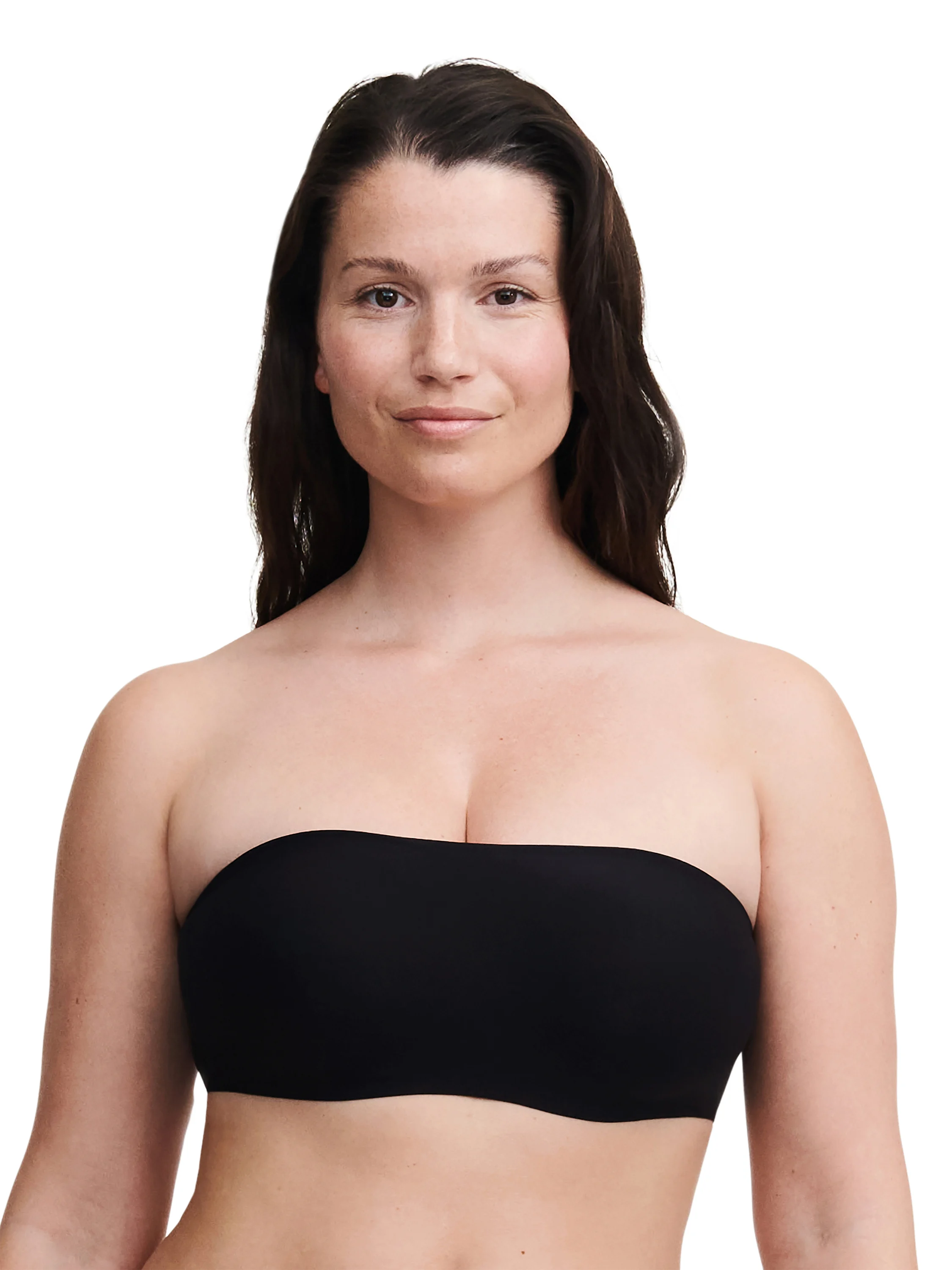 SOFTSTRETCH - Soutien-gorge sans armature bandeau coques | Noir