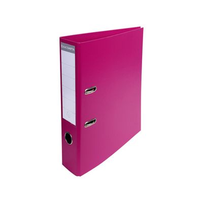 Exacompta - Classeur à levier - Dos 70 mm - A4 - pour 550 feuilles - framboise