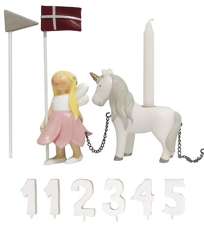 Kids by Friis Geburtstagszug - 45 cm - Blumenfeen