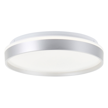 Brilliant plafondlamp Britt zilver ø33cm 3 standen dimbaar