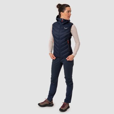 SalewaSARNER/RDS DOWN W HYBRID HOODED VEST - blau