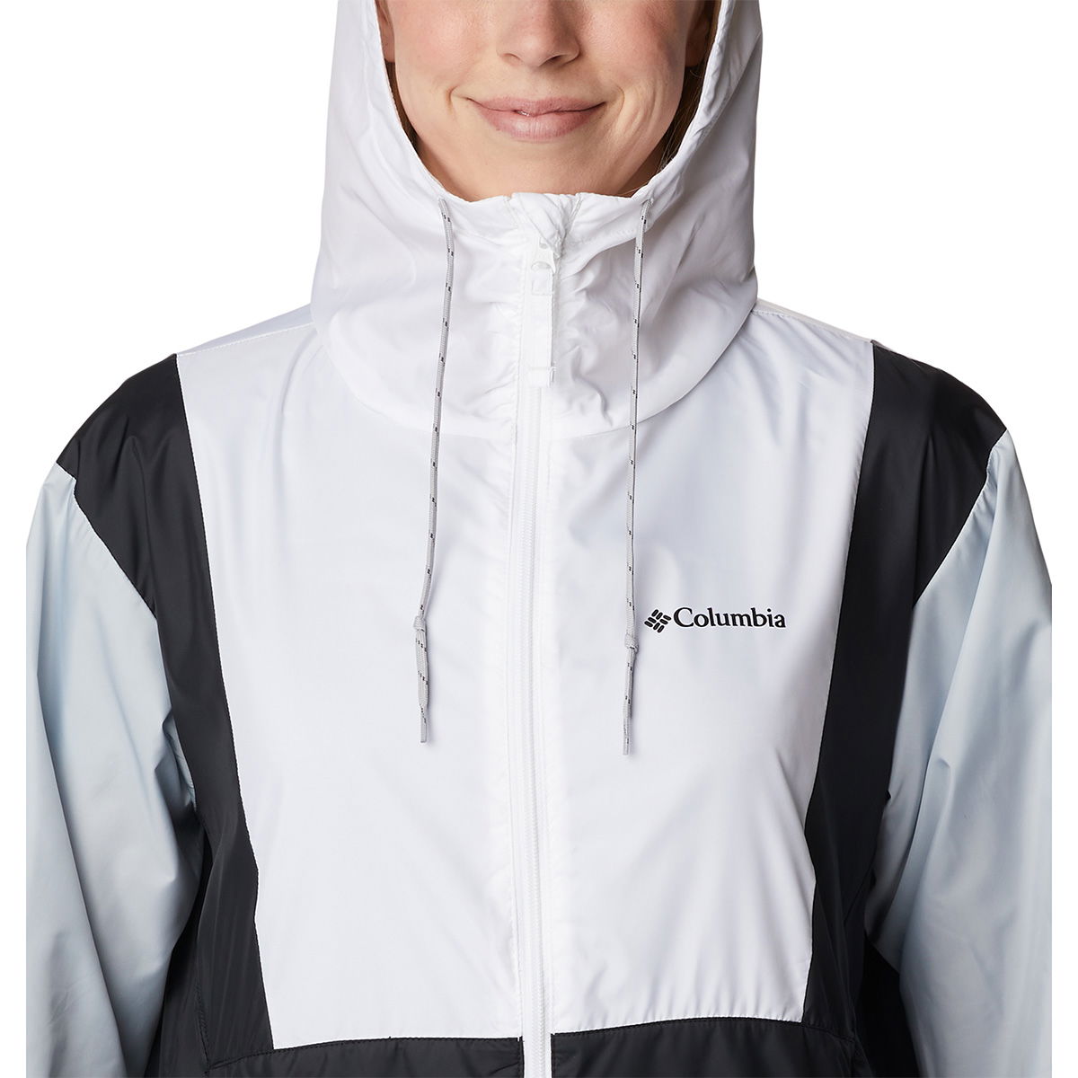 Columbia Lily Basin Colorblock Jacket (hvid-grå-sort)