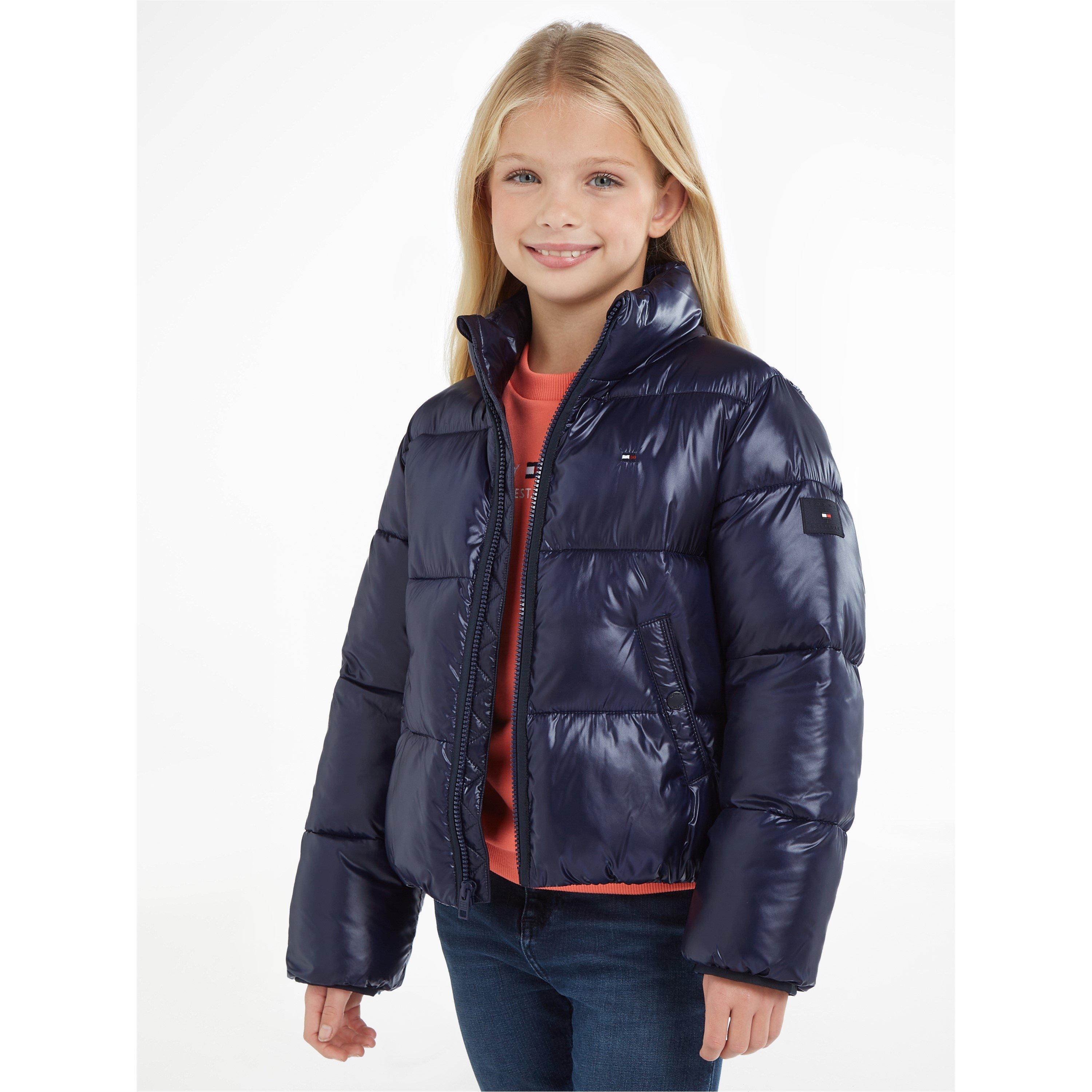 Tommy Hilfiger Glossy Puffer Jacket Juniors