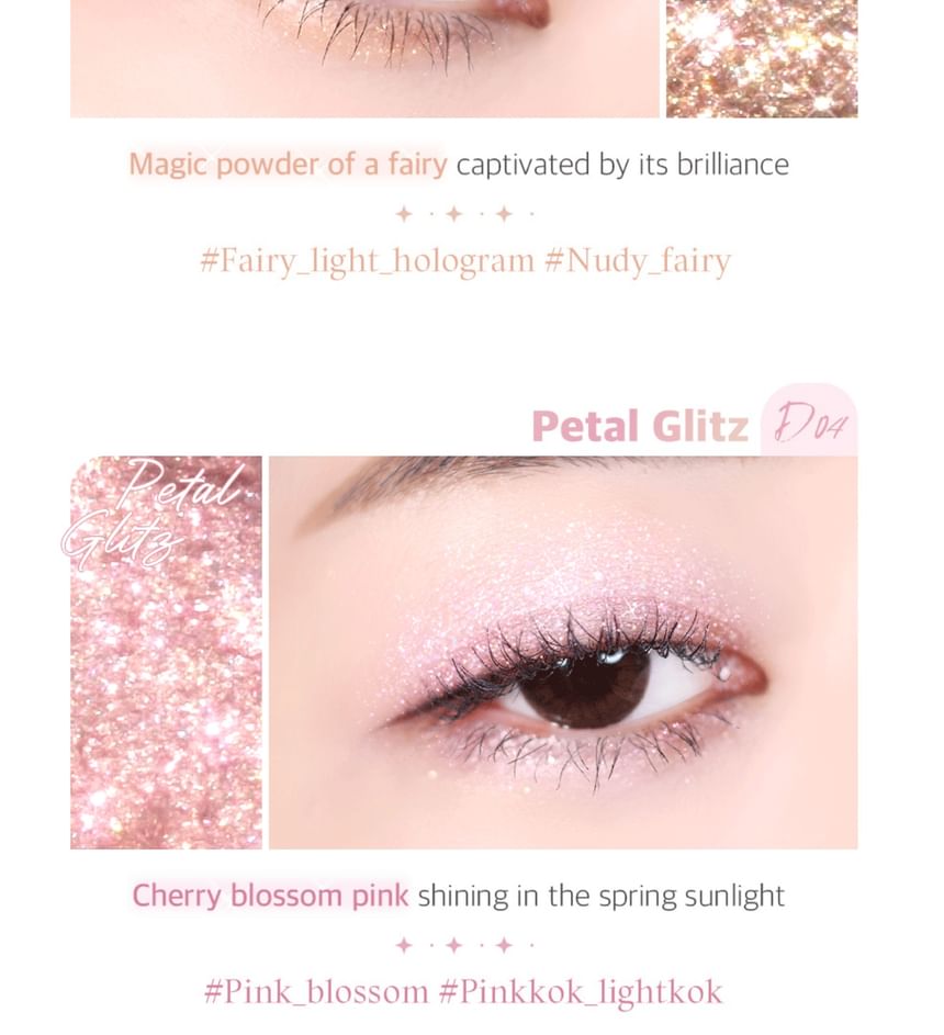 BLACK ROUGE - Drop Eyes Stick Glitz - 6 kleuren