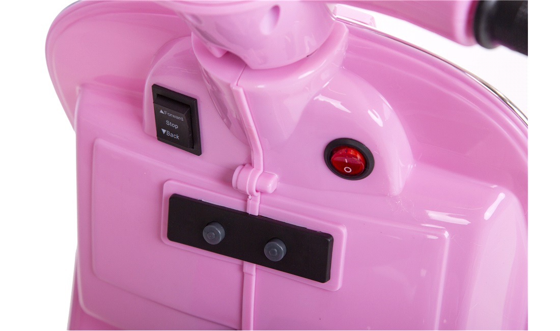 El-scooter til børn 6V Vespa Pink