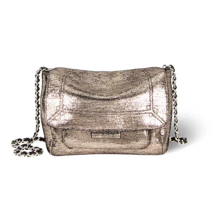 Jérôme Dreyfuss Sac Lulu S Lamé | Champagne