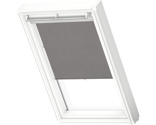 Velux rolgordijn met handmatige bevestigingsclips, effen grijs, RHL Y30 4161