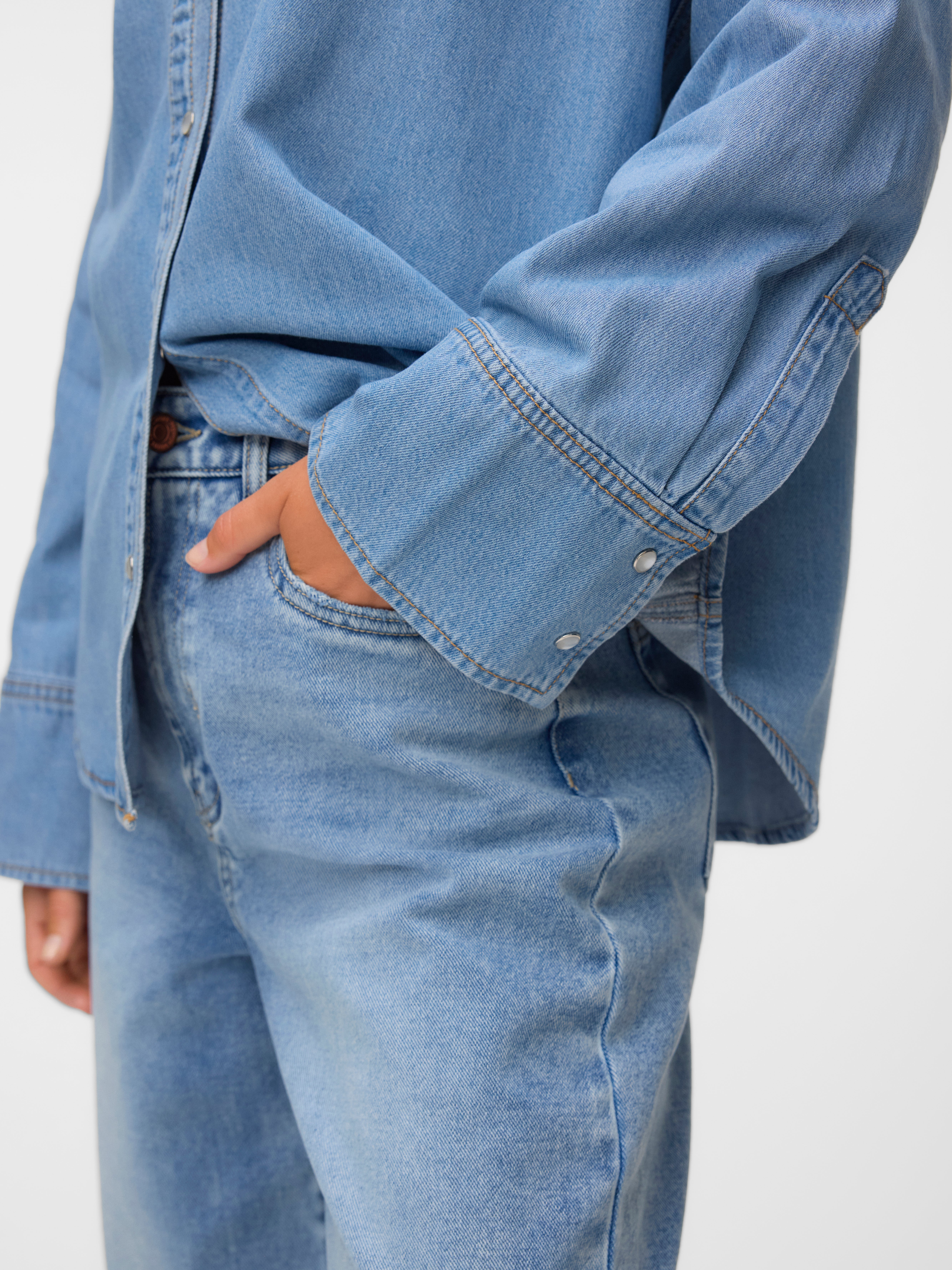 VMPAULA Denim overhemd