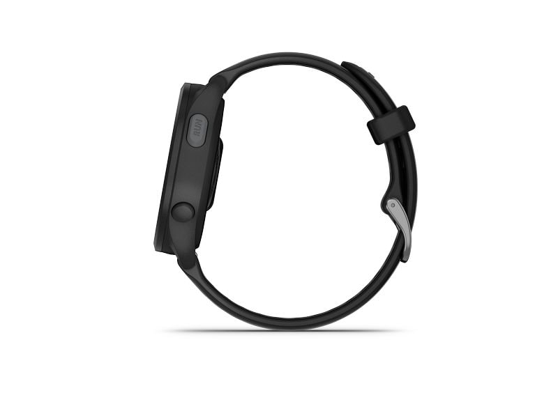 GARMIN Sportuhr Forerunner 165 Dunkelgrau/Schwarz Smarte Laufuhr
