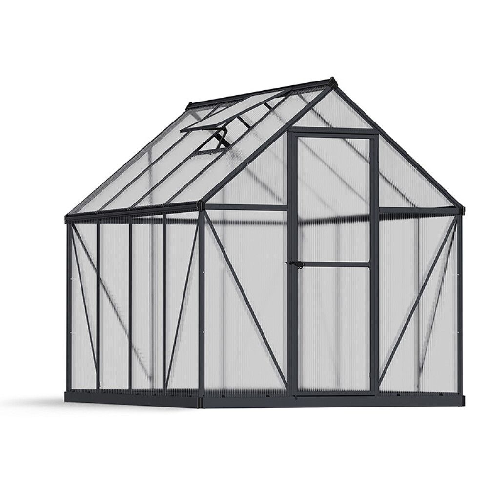 DRIVHUS CANOPIA MYTHOS ALU/POLY 4,6M² MØRKEGRÅ