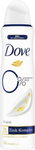 DOVE Deo Aeros Spray 0% Original, 150 ml