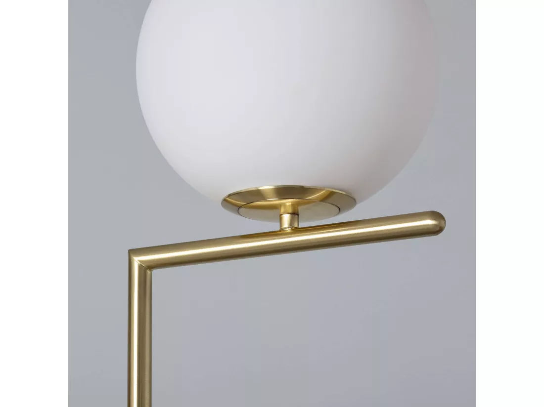 Lampadaire Métal et Verre Moonlight Doré