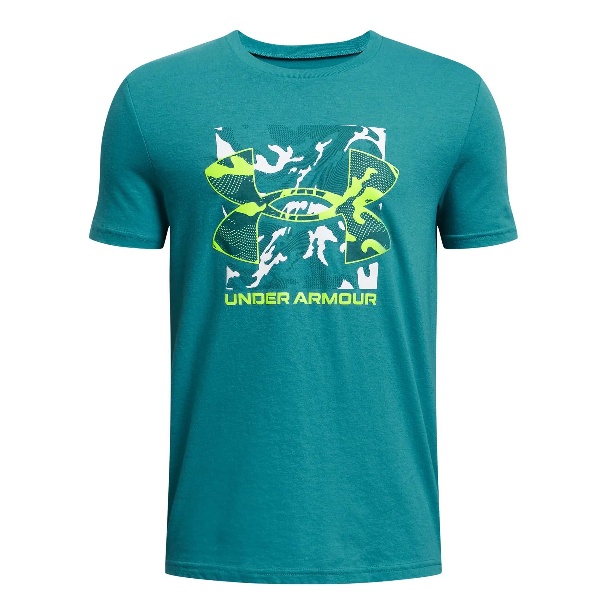 Under Armour T-Shirt Logo Box Camo 8-16ans
