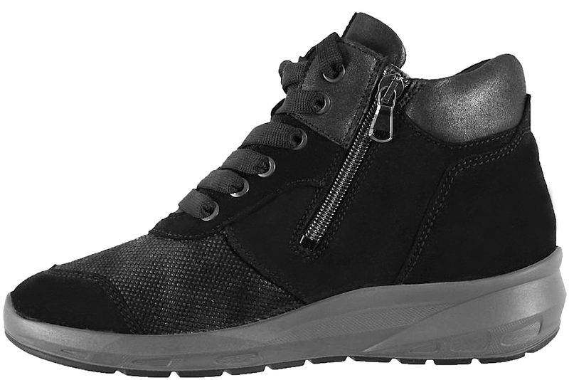 WALDLÄUFER M-TONIA STØVLE I SORT NUBUCK