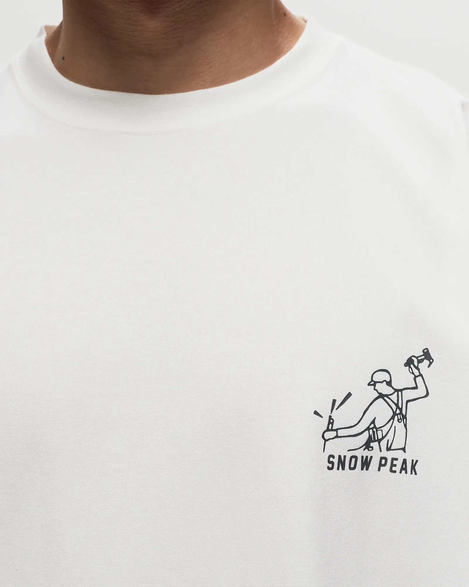 Snow Peak Foam Printed L/S T shirt Snow Peak