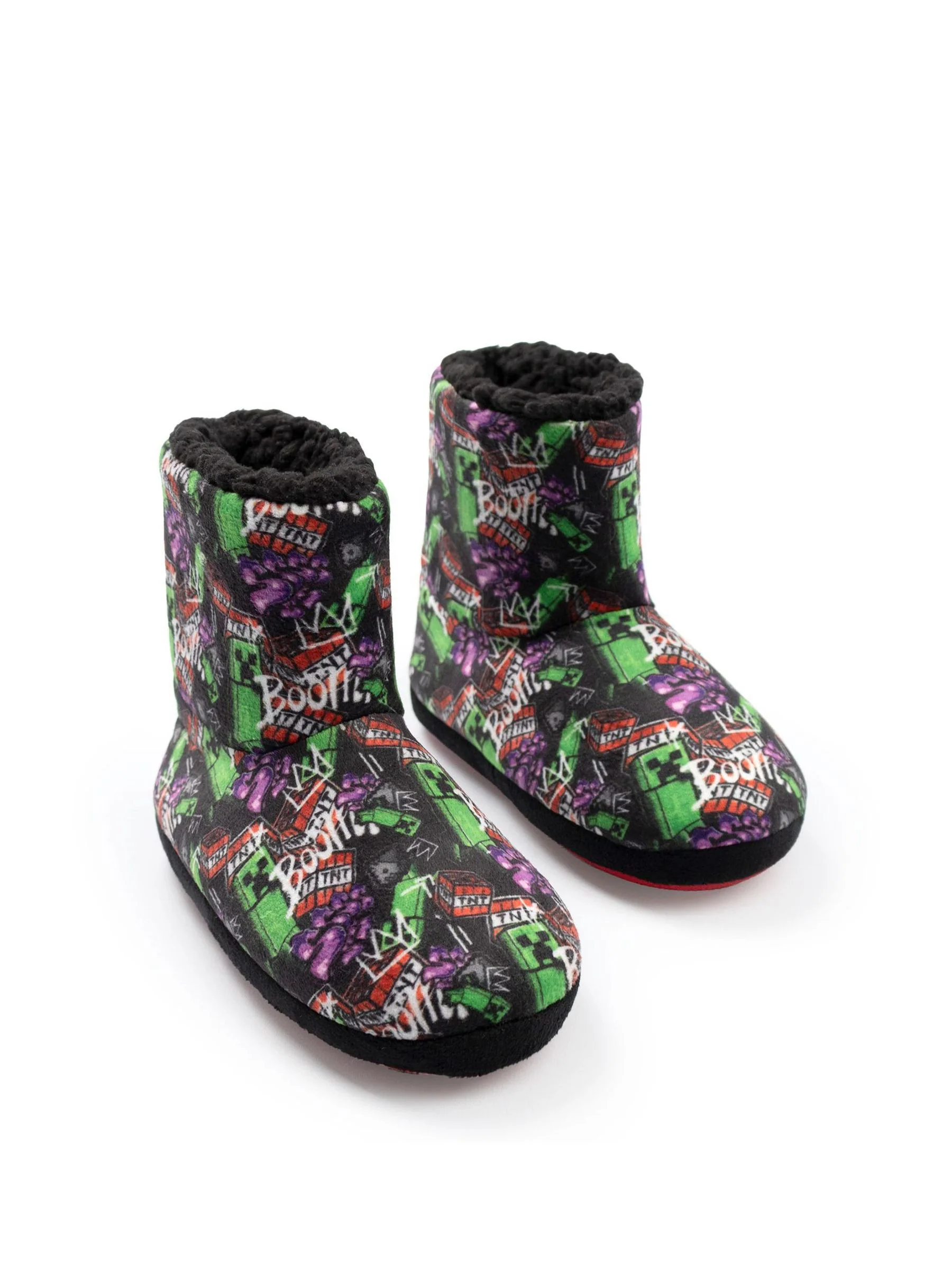 Vanilla Underground Minecraft Slipper Boots