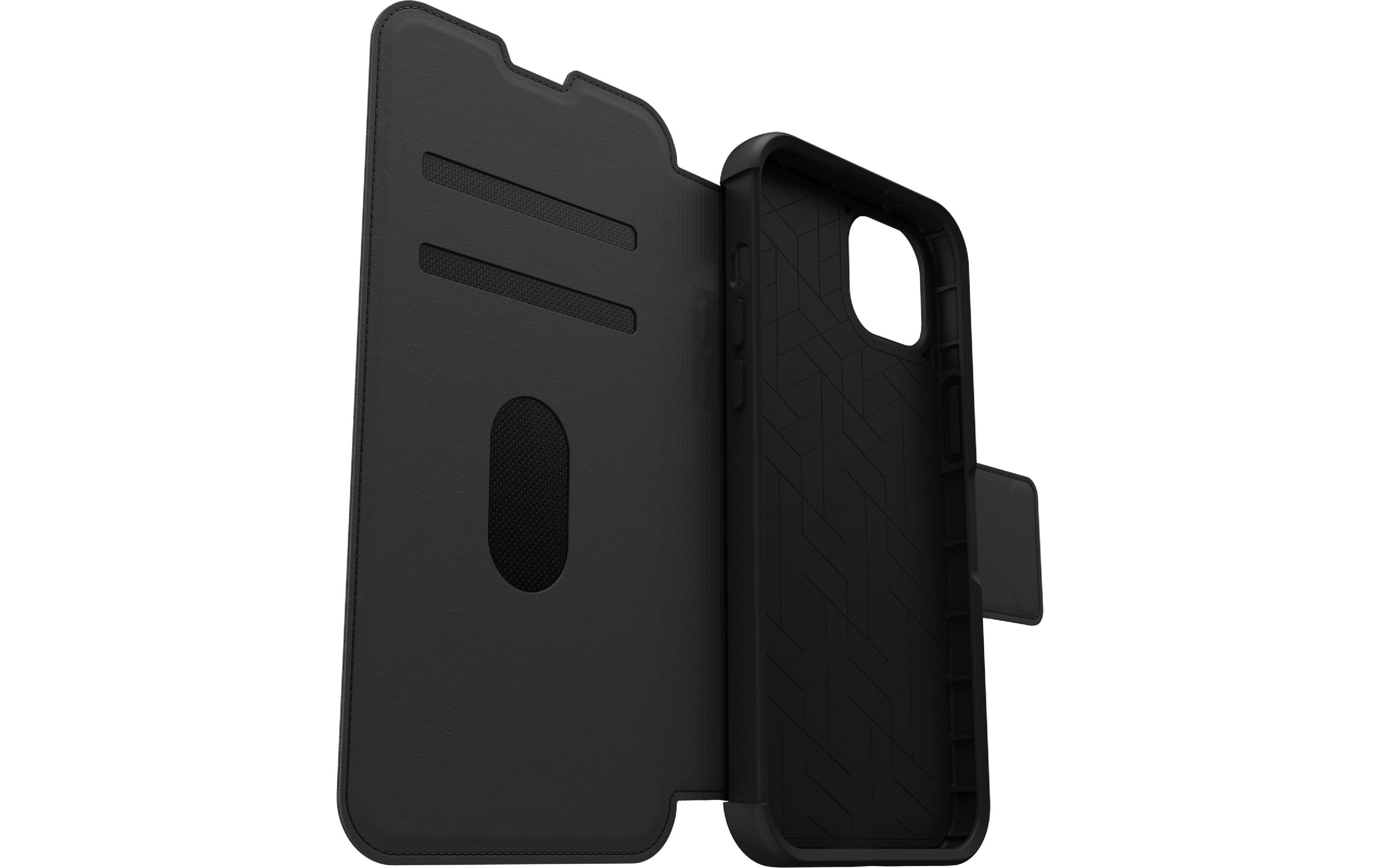 Book Cover Strada iPhone 14 Plus SchwarzSchutzhülle für das Apple iPhone 14 Plus