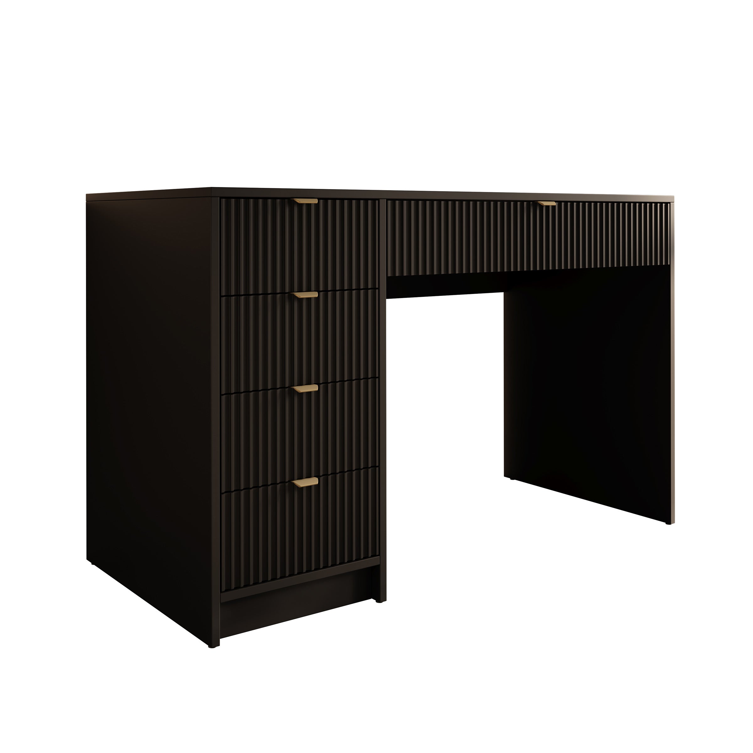 Tavares - Kaptafel - Zwart - 120x55 cm