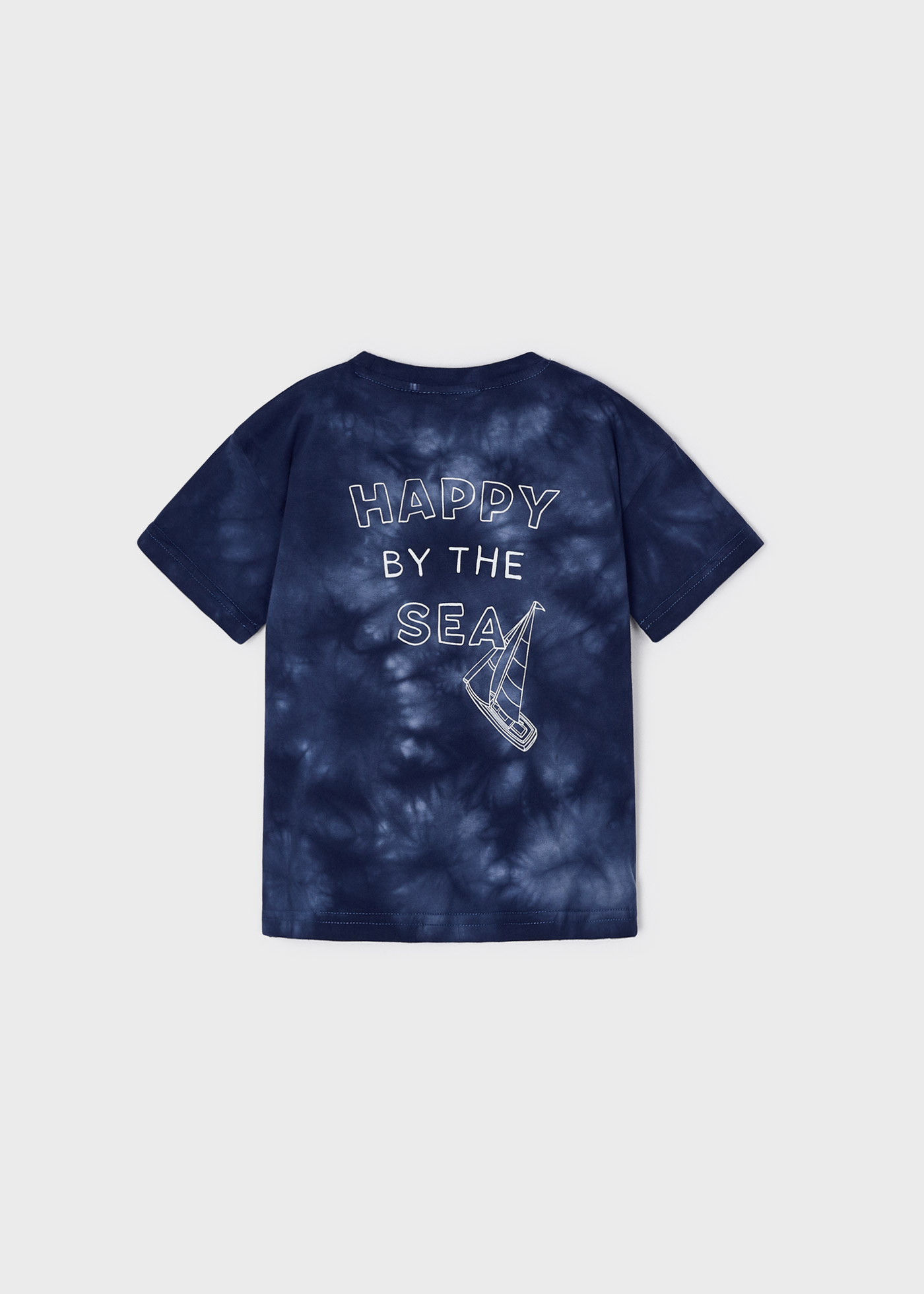 Camiseta tie-dye de algodão para meninos