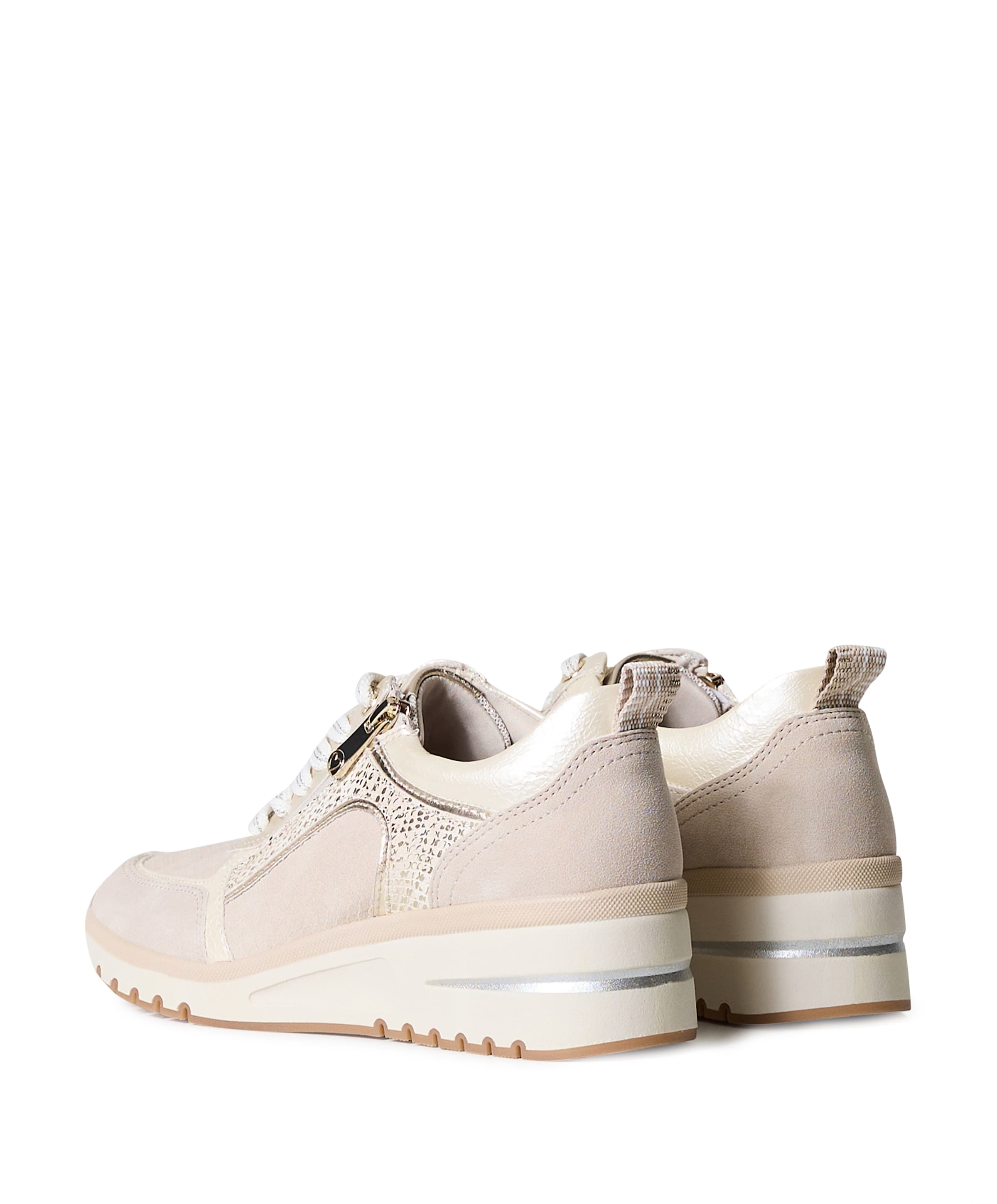 Marco tozzi Women Lace-up dames sneakers beige