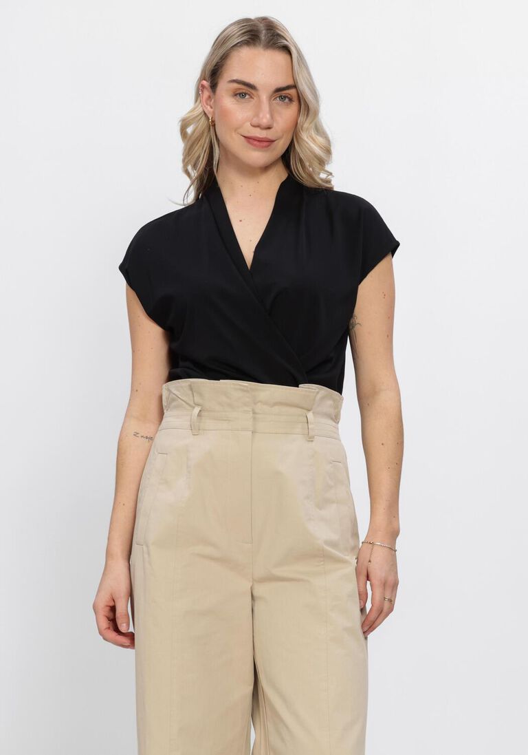 zwarte knit-ted vest jet