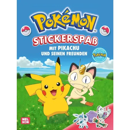 Neslon Pokemon: Stickerspaß mit Pikachu und seinen Freunden