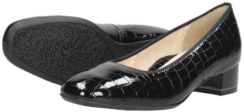 Ara Graz Highsoft zwart croco lak
