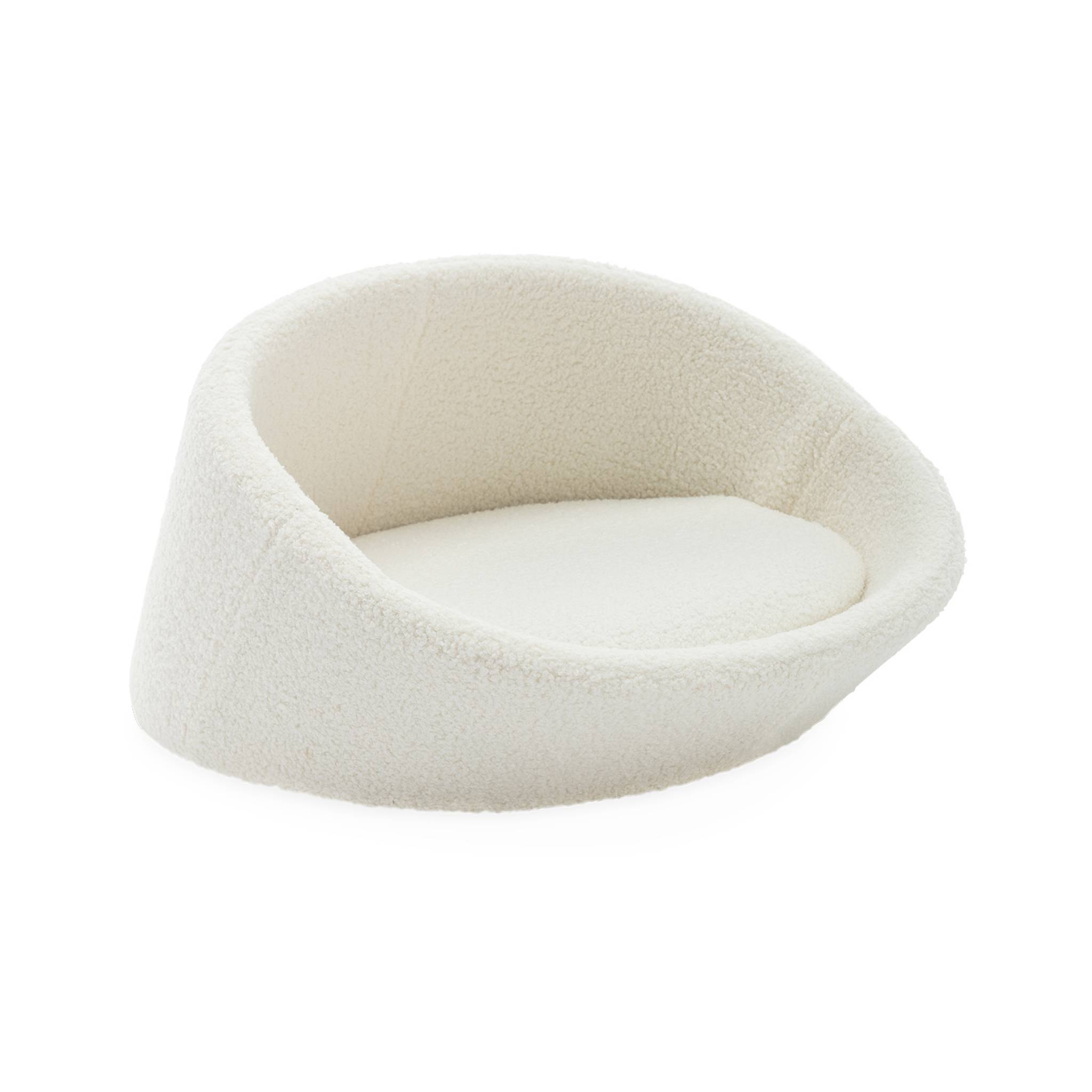 Panier pour chien et chat. Lit pour animaux de compagnie. Bouclette
