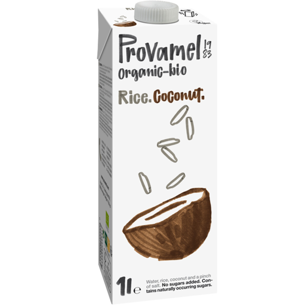 3x Provamel Drink Rijst Kokos1 liter