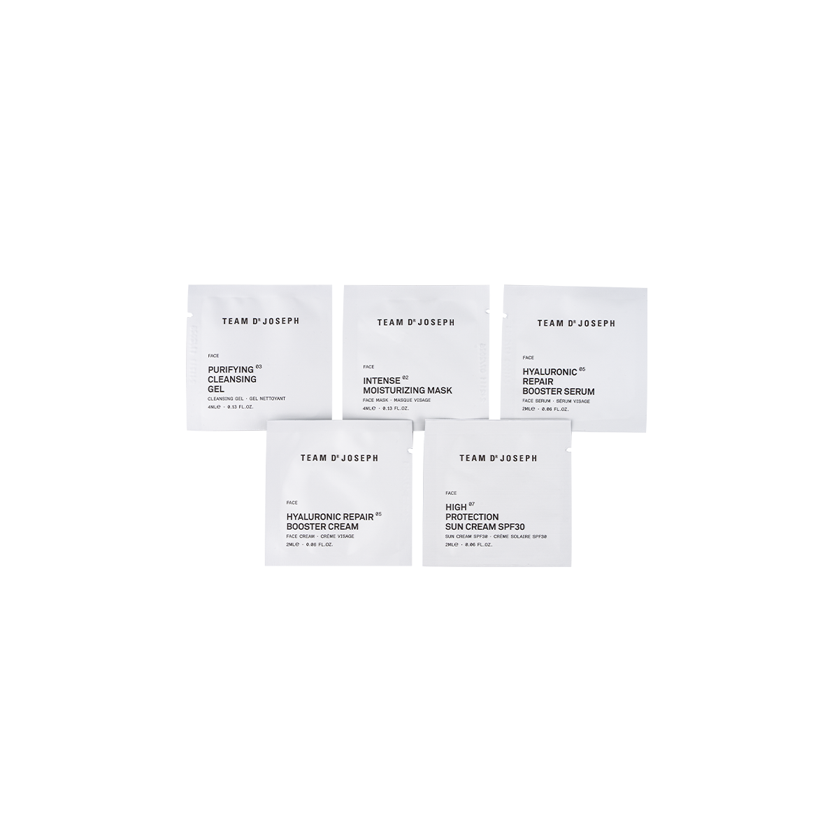 Skincare Sample Set Team Dr. Joseph