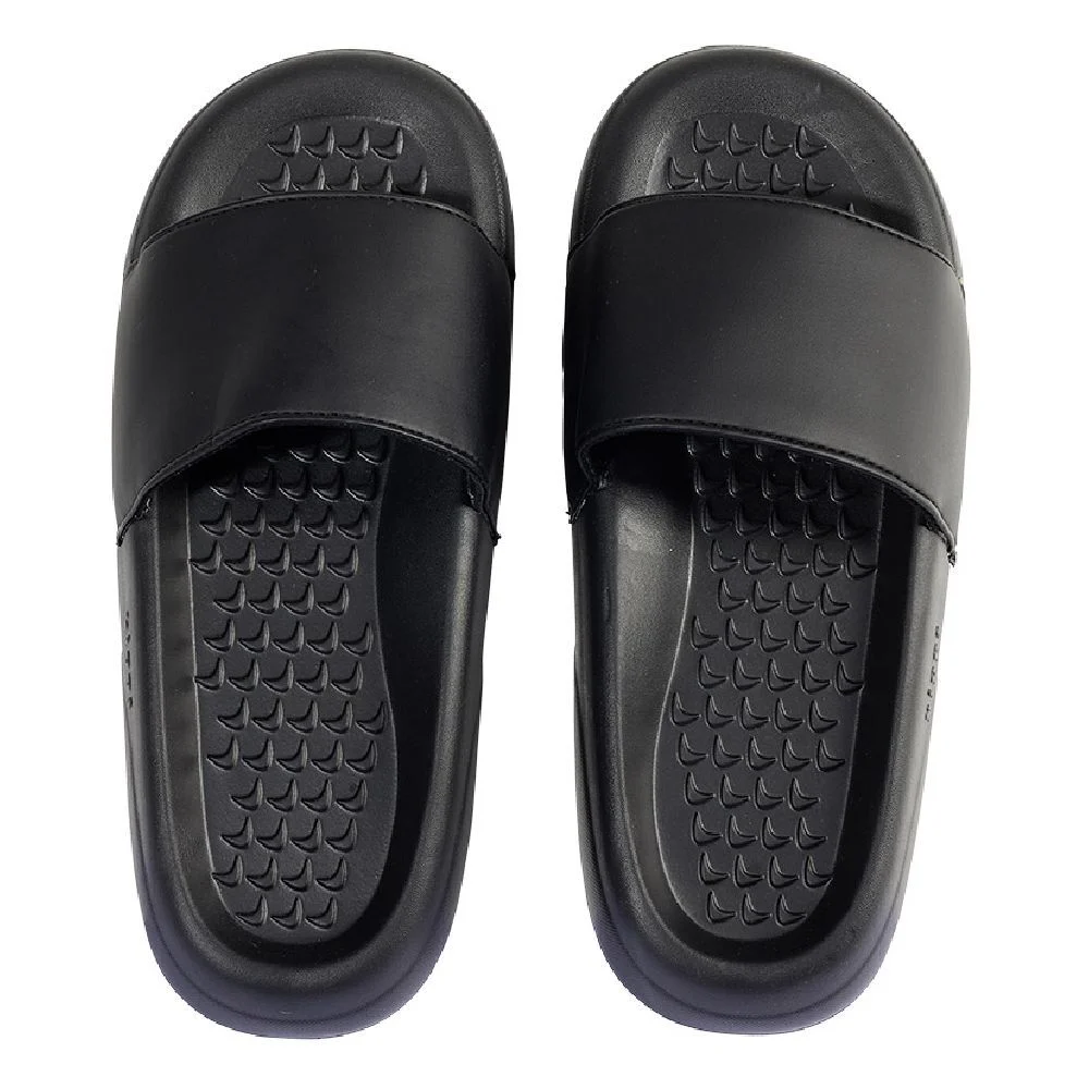 Sandales claquettes plastique noir uni T36/37