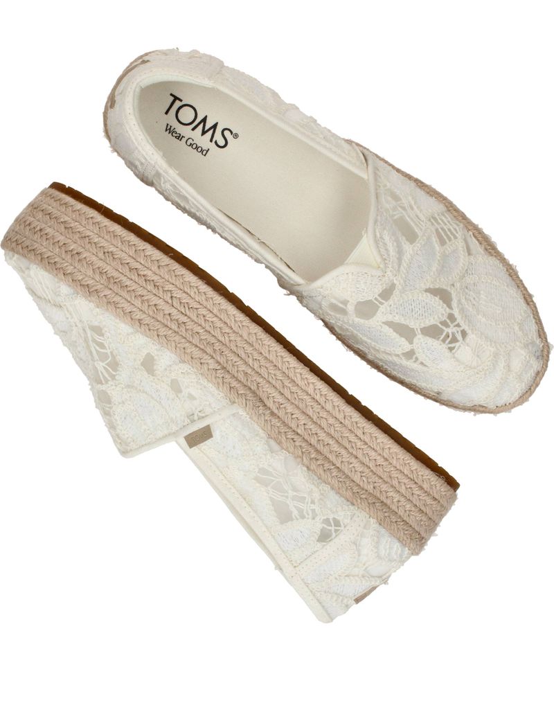 Toms Valencia Espadrilles Wit Dames