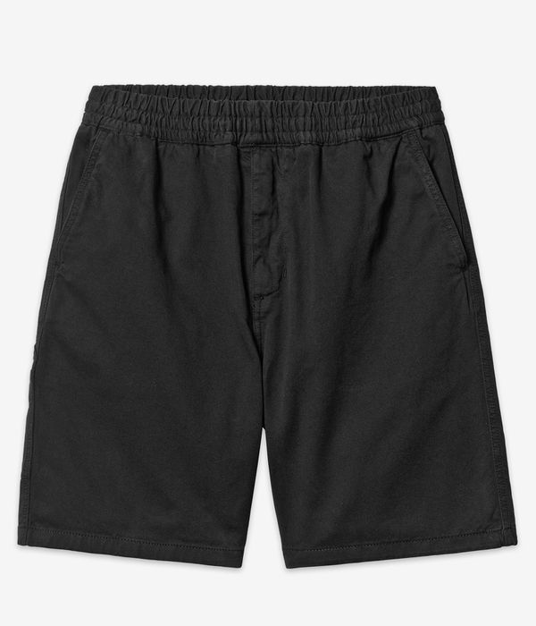 Carhartt WIP Flint Short Moraga Shorts (black garment dyed)