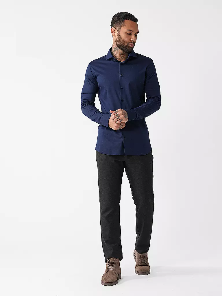 DESOTO Jerseyhemd dunkelblau