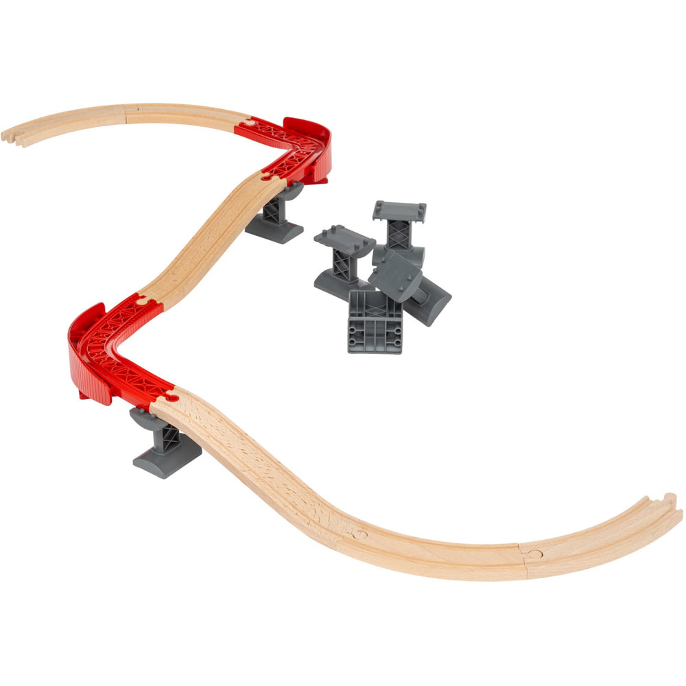 Køb BRIO® 33995 Pakke Med Hævede, Buede Skinner