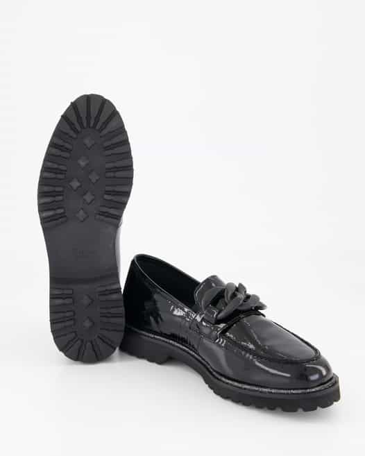 Sioux Meredith-744-H Slipper in Schwarz