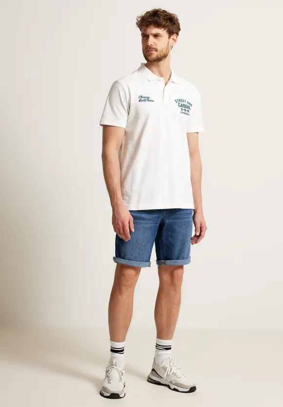 Regular Fit Jeansshorts - indigo blue wash