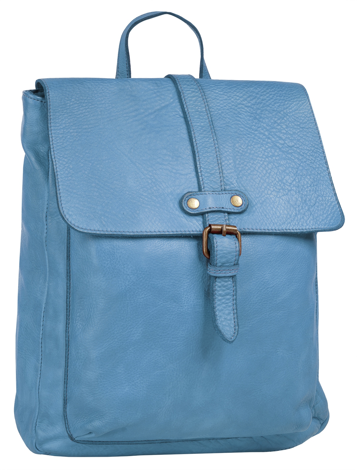 Samantha Look Cityrucksack Echt Leder, Made in Italy