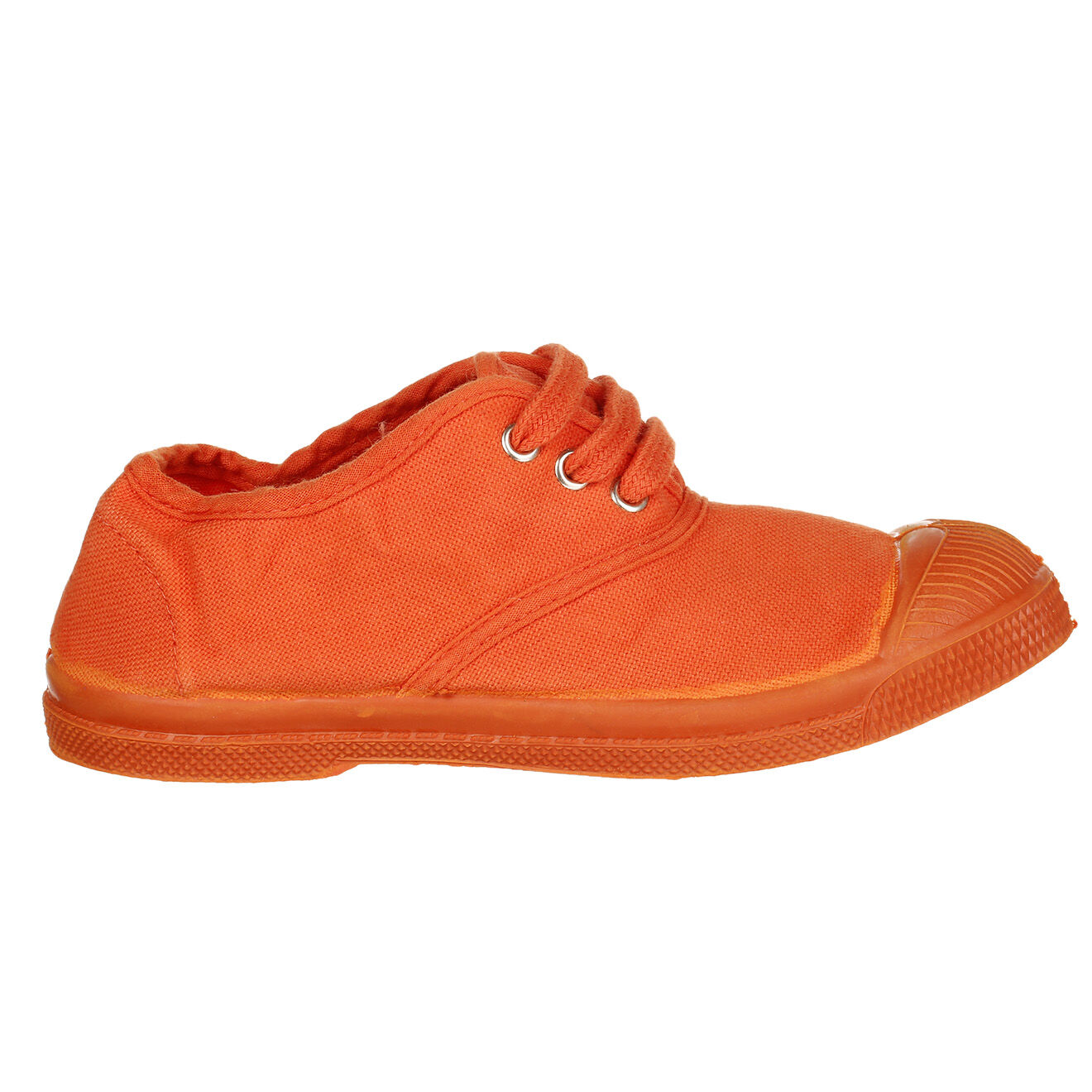 Bensimon Tennis basses Colorsole lacets orange