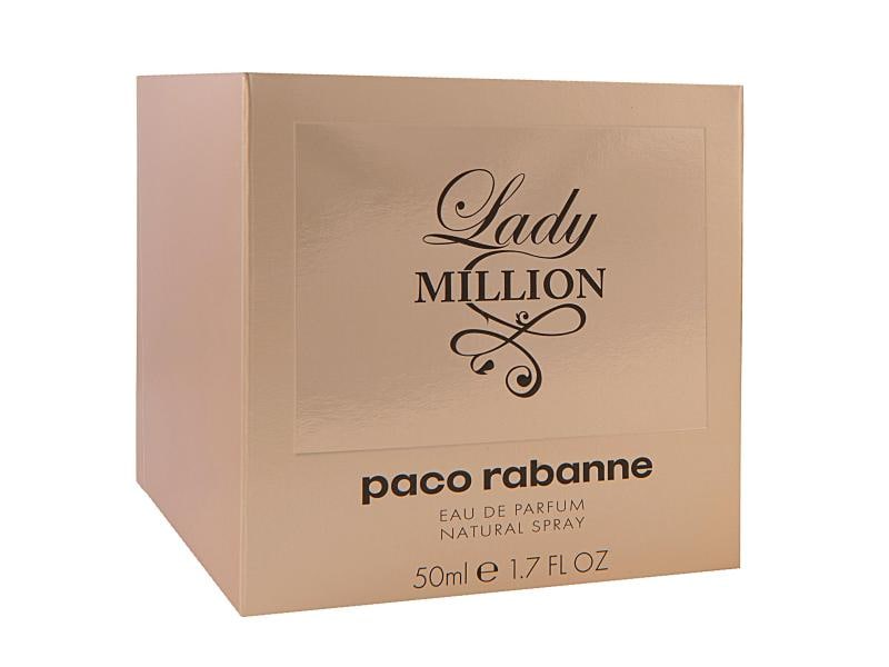 Paco Rabanne Eau de Parfum Lady Million 50 ml Süsser, sinnlicher Damenduft