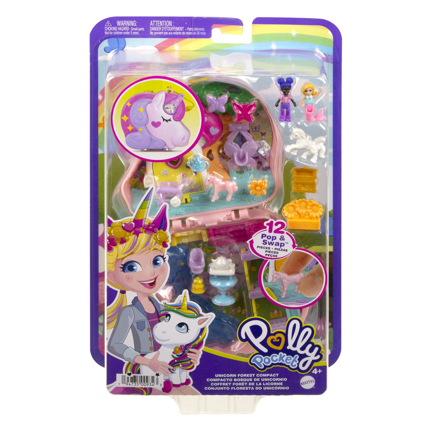Polly Pocket Unicorn Tea Party
