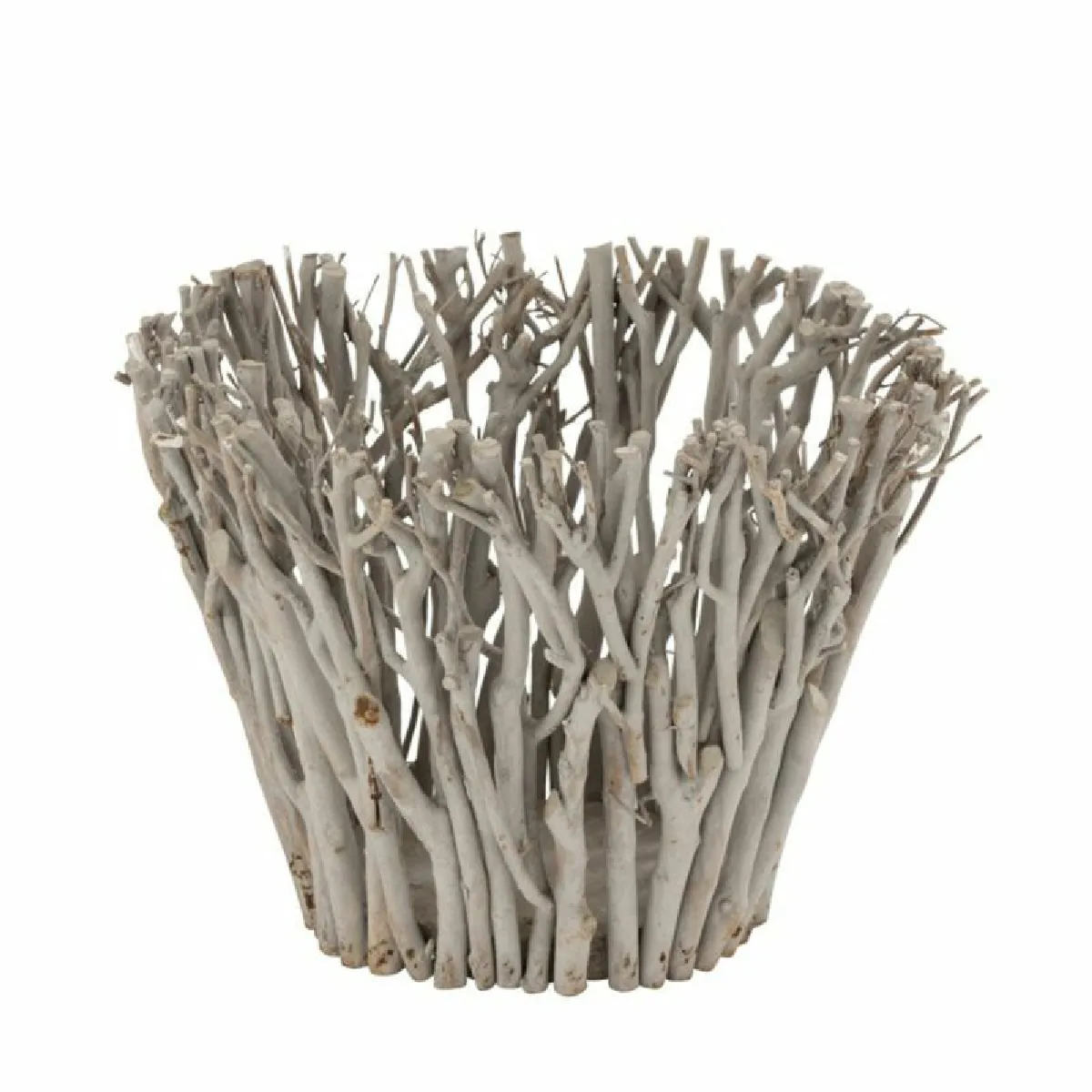 Paris Prix Bougeoir en Bois - Gris