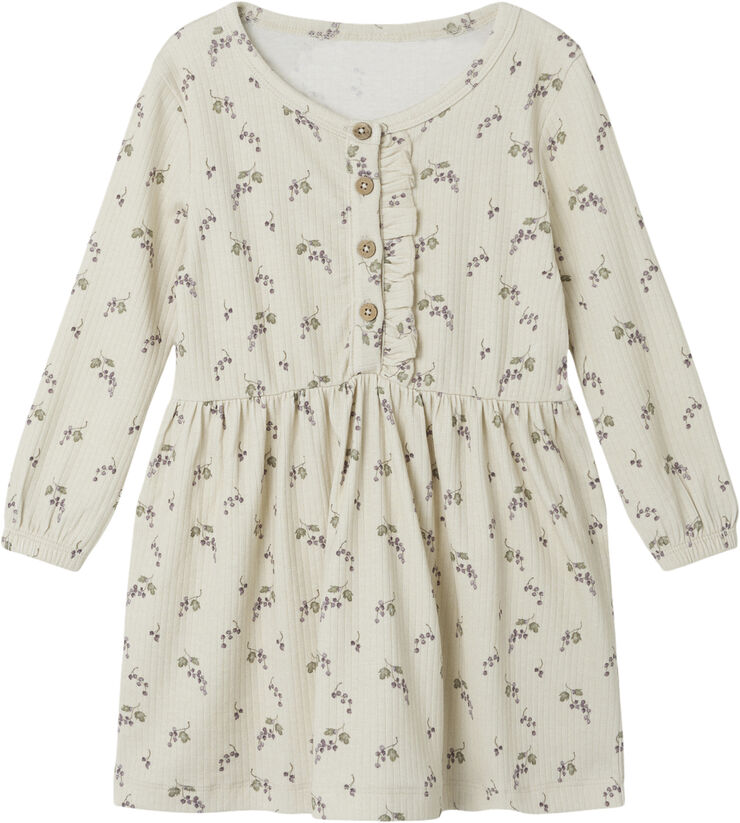 Lil' Atelier NMFGIO LS DRESS LIL Birch/berries