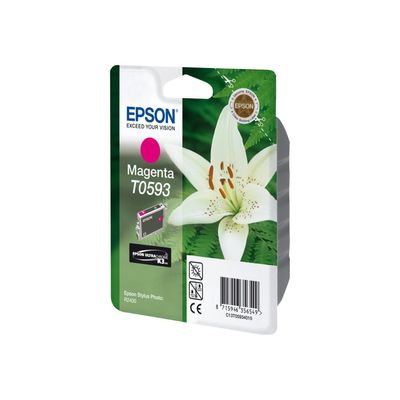 Epson T0593 Orchidée - magenta - cartouche d'encre originale