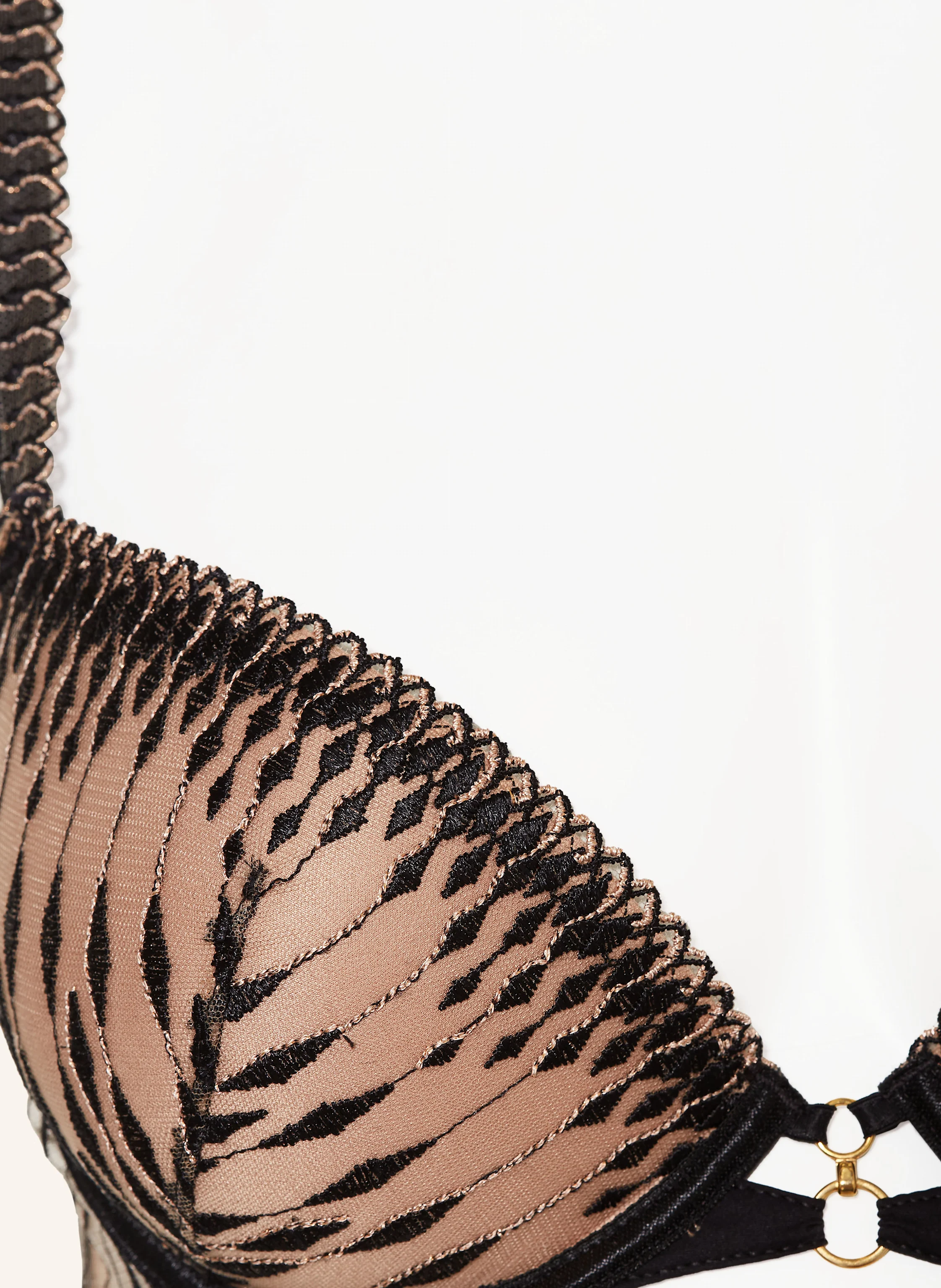 Aubade Push-up-BH VOODOO KISS mit Glitzergarn