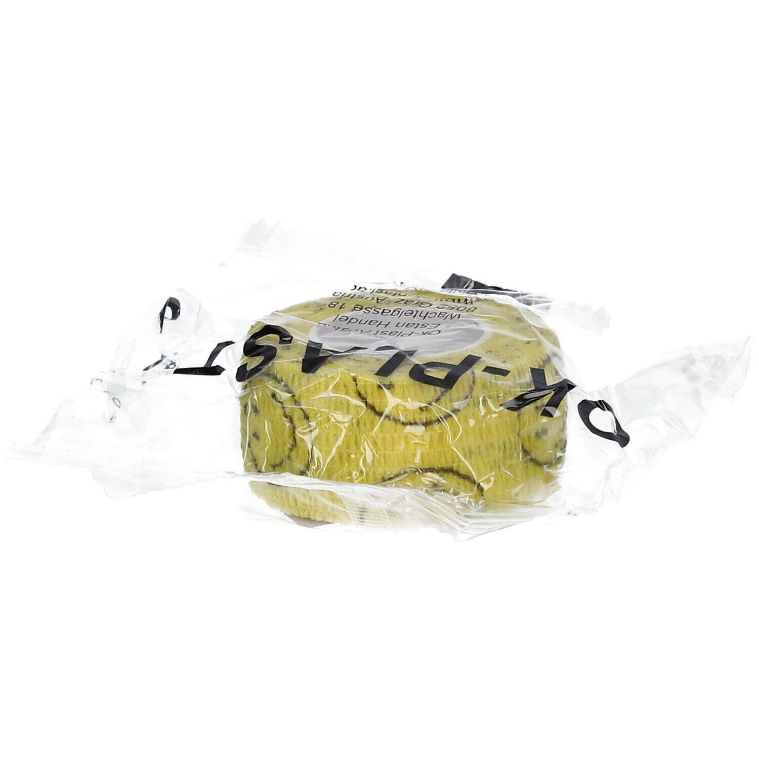 OK-Plast 4,5 m x 2,5 cm gelb-smiley