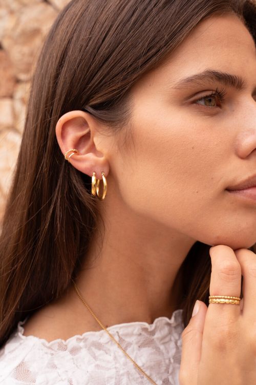 Earcuff dubbele ringetjes