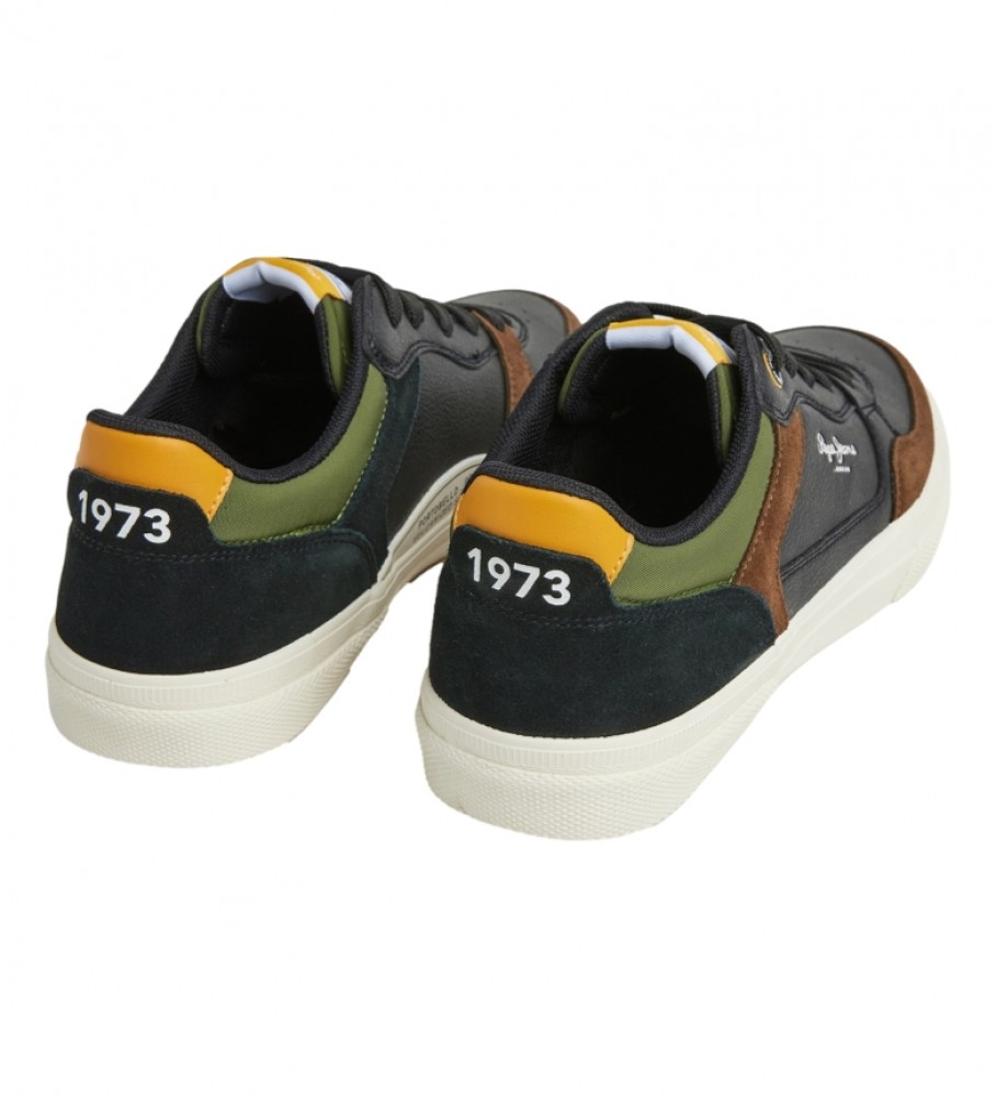 Tênis Pepe Jeans Kenton Masterlow em couro preto